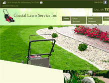 Tablet Screenshot of coastallawnserviceinc.com